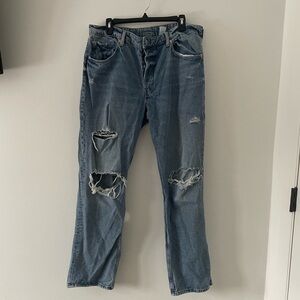 & Denim Boyfriend Jeans